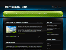 Tablet Screenshot of billwaxman.com